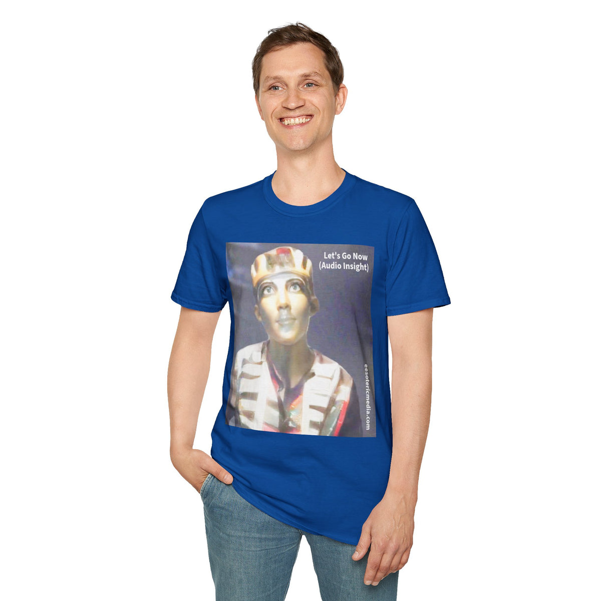 'Let's Go Now' (Audio Insight) Sc Fi Alien/Ancient Design Softstyle T-Shirt