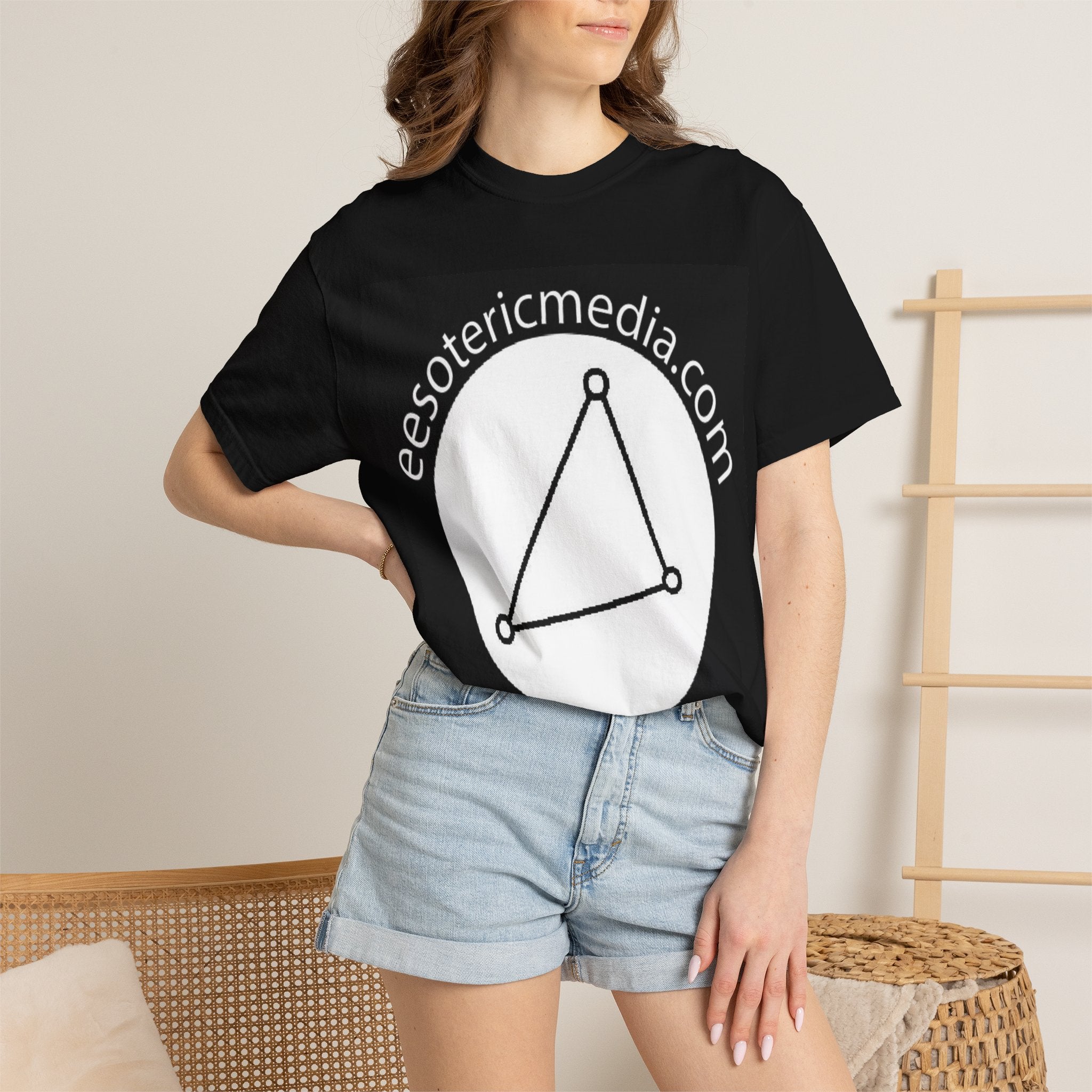 'esotericmedia.com' Logo Unisex Garment-Dyed T-Shirt