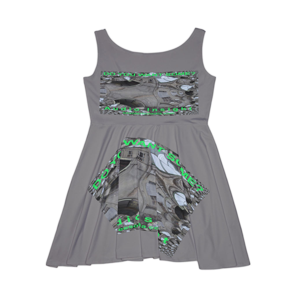 „Do You Want Some?“ (Audio Insight) Surreales Kaleidoskop-Kunst-Skaterkleid