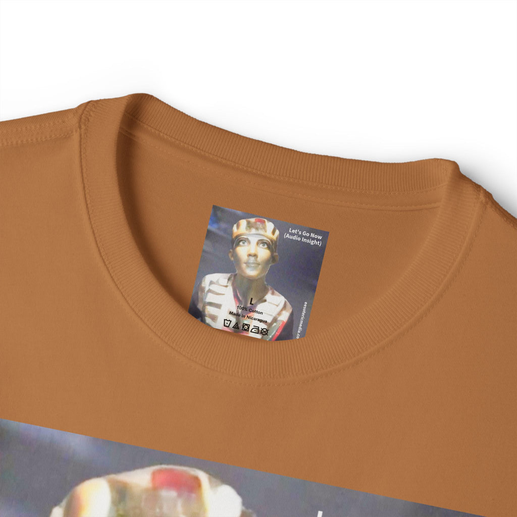 'Let's Go Now' (Audio Insight) Sc Fi Alien/Ancient Design Oversize Boxy T-Shirt