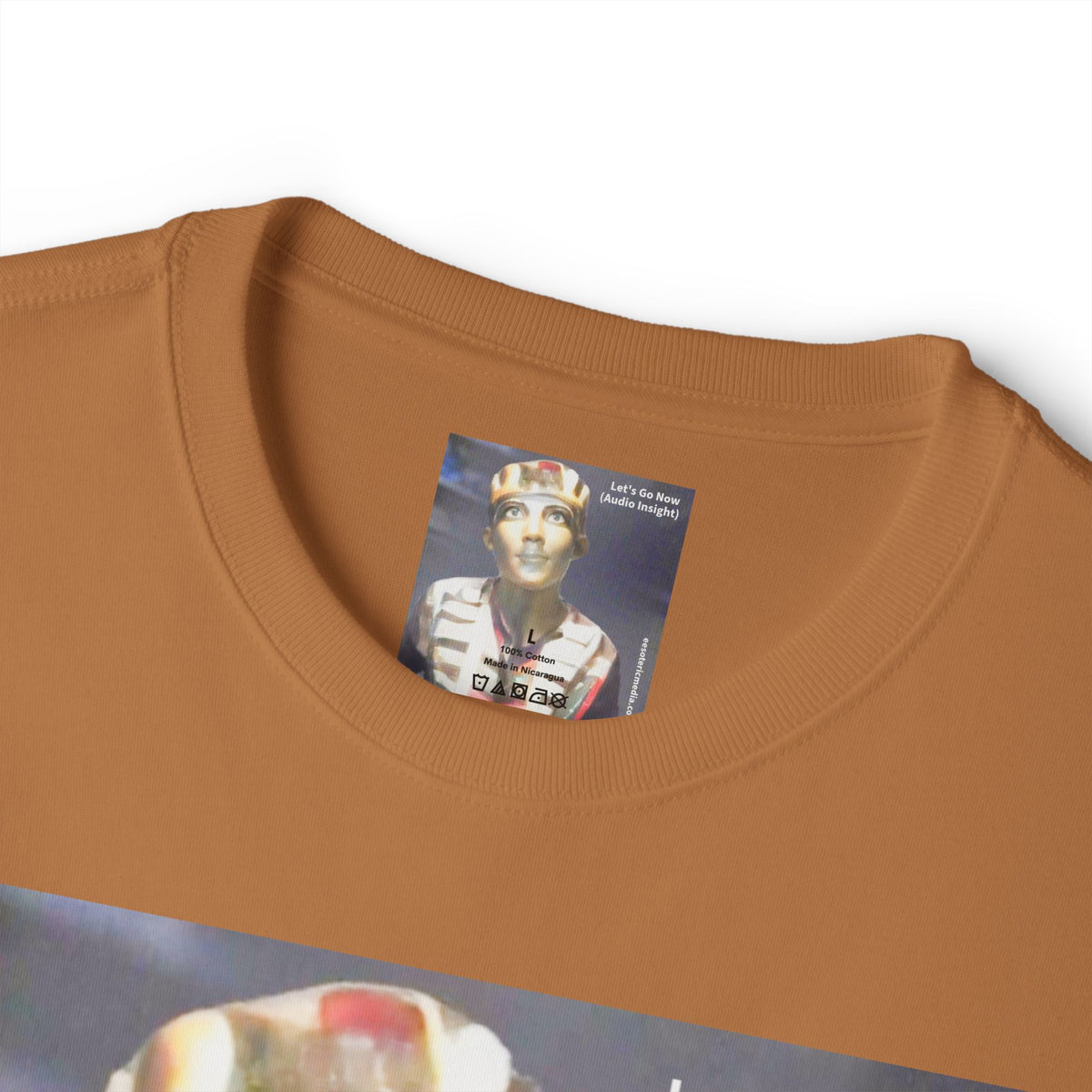 'Let's Go Now' (Audio Insight) Sc Fi Alien/Ancient Design Oversize Boxy T-Shirt