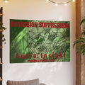 Large 'Obsession Suppression' (Audio Insight) Surreal Space Skull Graphic Art Print 60"x40" (150cm x 100cm)