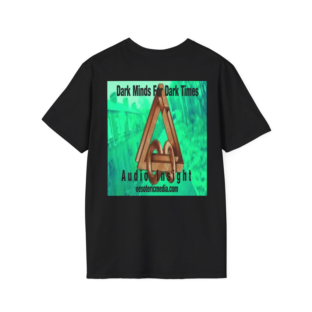 'Dark Minds For Dark Times' (Audio Insight) Alien/Sci Fi Lighweight Graphic Boxy T-Shirt