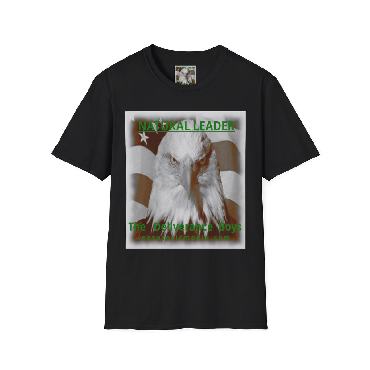 „Natural Leader" (The Deliverance Boys) Weißkopfseeadler-Grafik T-Shirt im klassischen Schnitt