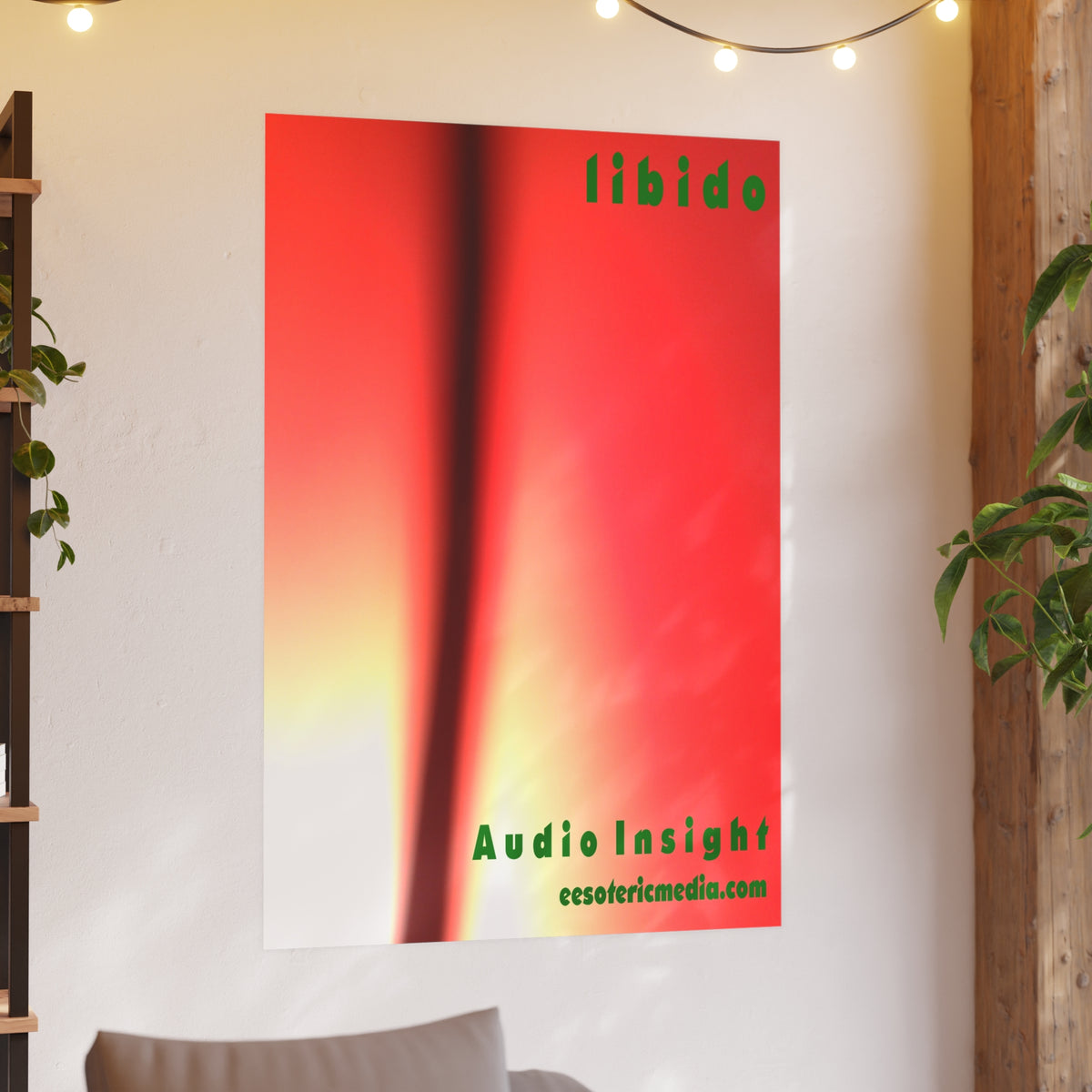 Large 'Libido' (Audio Insight) Swirling Surreal Art Print 40"x60" (100cm x 150cm)