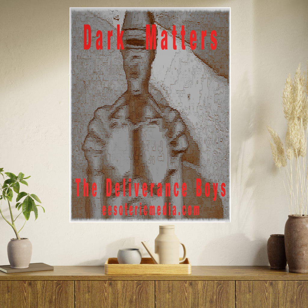 'Dark Matters' (The Deliverance Boys) Gothic Retro Robot Vertical Satin Art Poster 36"x48" (90cm x 120cm)