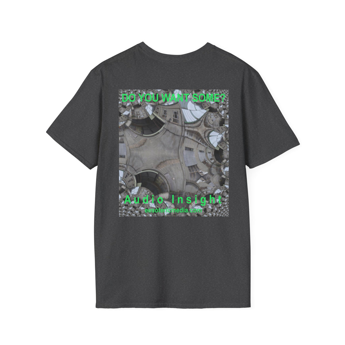 'Do You Want Some?' (Audio Insight) Surreal Kaleidoscope Art Graphic Softstyle T-Shirt