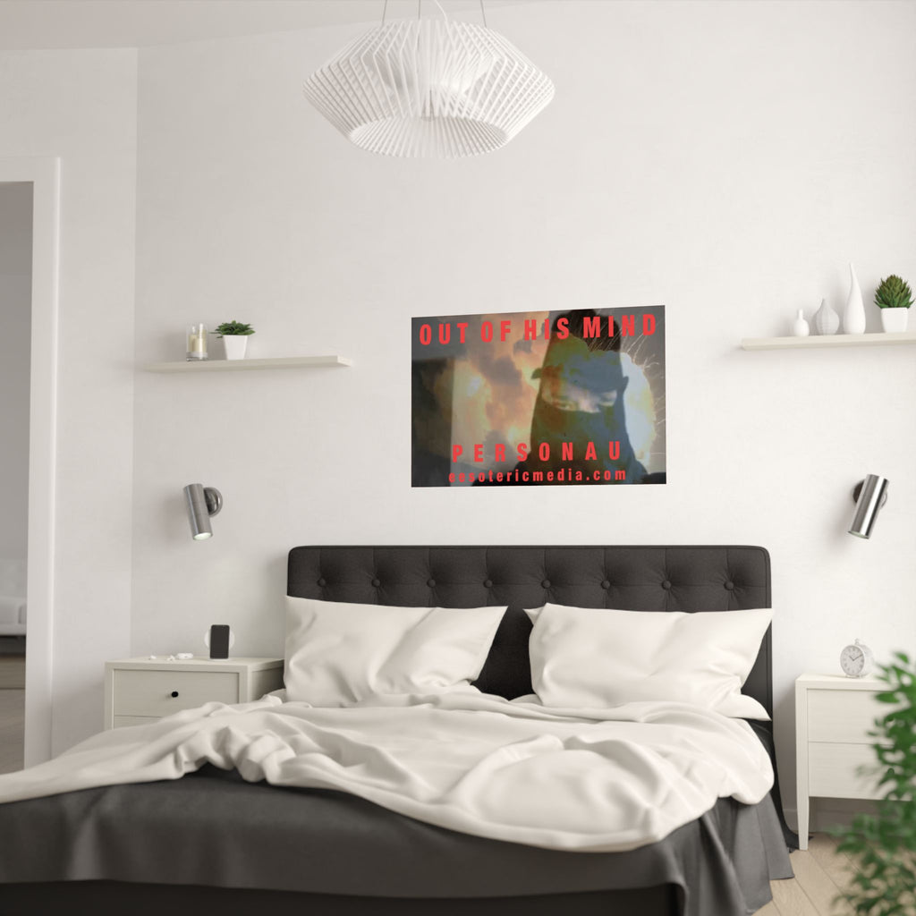'Out Of His Mind' (PersonaU) Horizontal Satin Art Poster 36"x24" (90cm x 60cm)