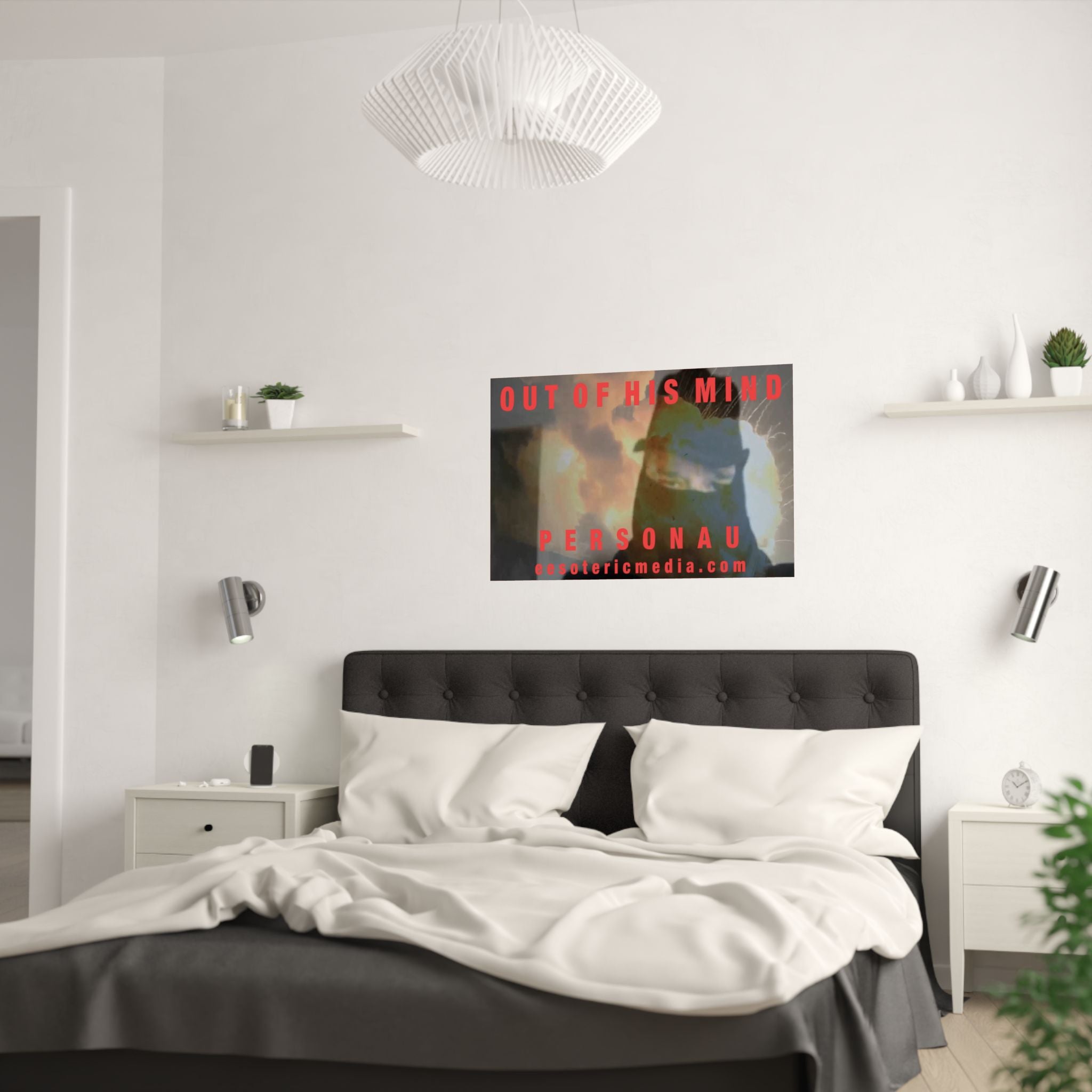 'Out Of His Mind' (PersonaU) Horizontal Satin Art Poster 36"x24" (90cm x 60cm)