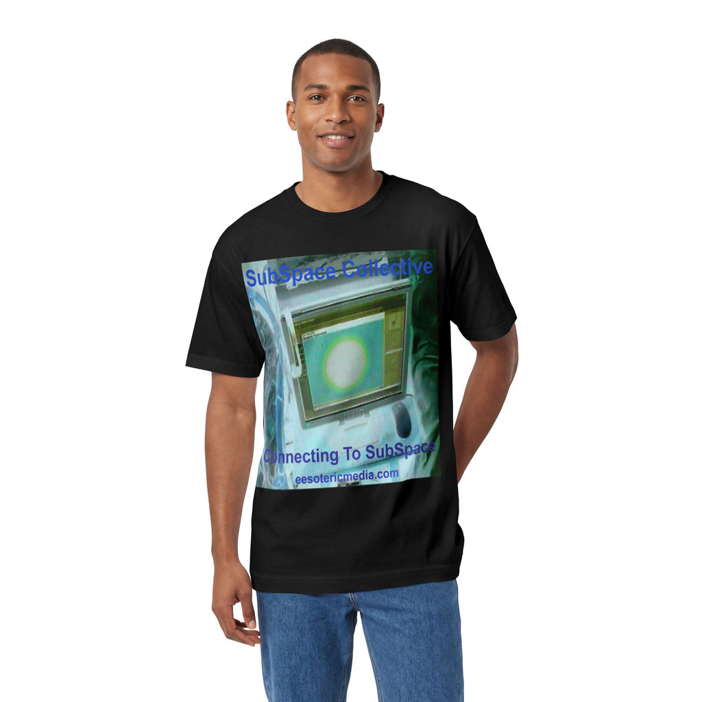 „Connecting To SubSpace“ (SubSpace Collective) Retro-Sci-Fi-TV-Grafik-T-Shirt mit klassischer Passform