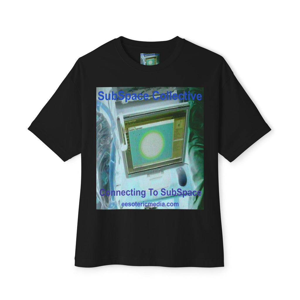 'Connecting To SubSpace' (SubSpace Collective) Oversize Retro Sci Fi Boxy Tee