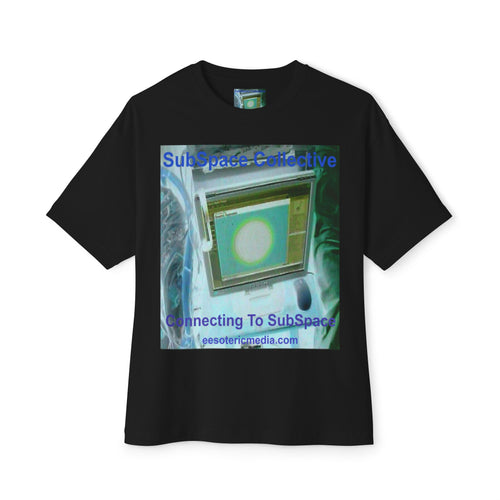 'Connecting To SubSpace' (SubSpace Collective) Oversize Retro Sci Fi Boxy Tee