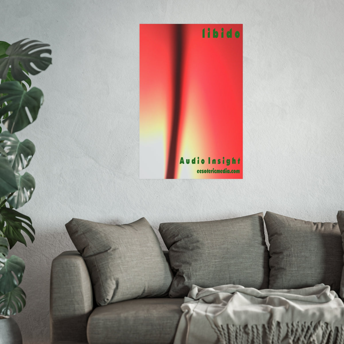 'Libido' (Audio Insight) Swirling Surreal Art Print 24"x36" (60cm x 90cm)