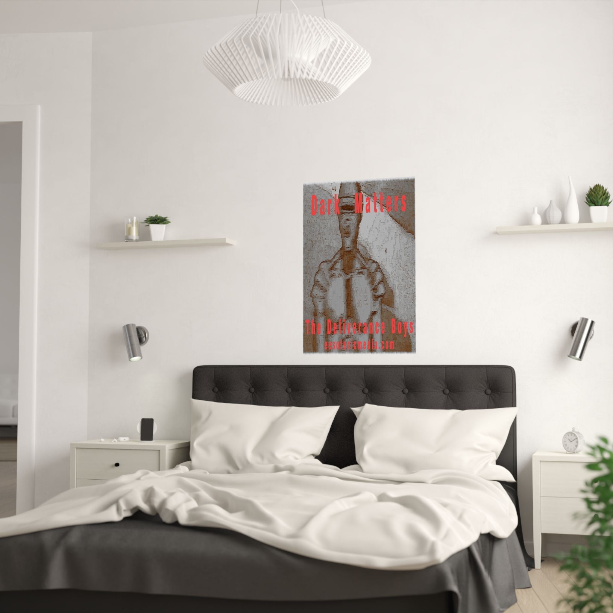 'Dark Matters' (The Deliverance Boys) Gothic Retro Robotic Vertical Satin Art Poster 24"x36" (60cm x 90cm)