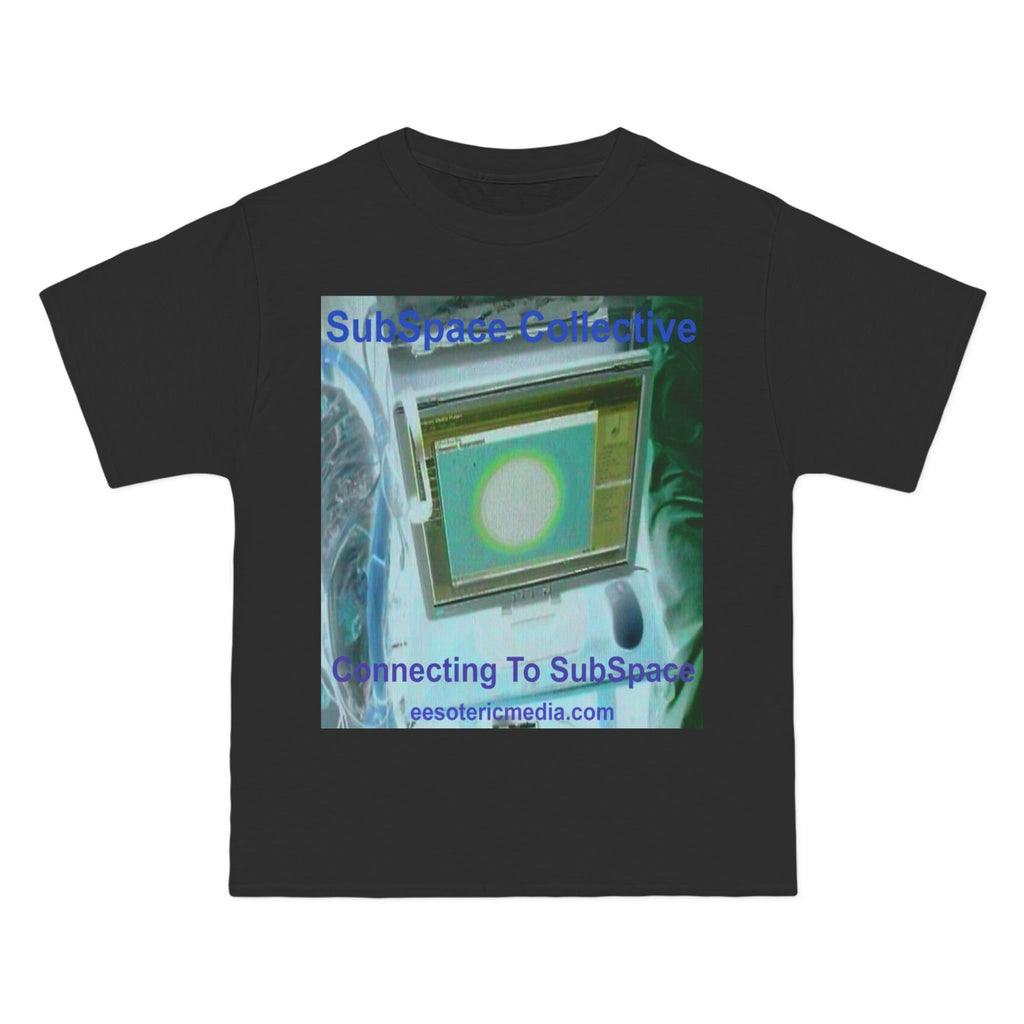 'Connecting To SubSpace' (SubSpace Collective) Graphic Retro Sci‑Fi Tech T-Shirt