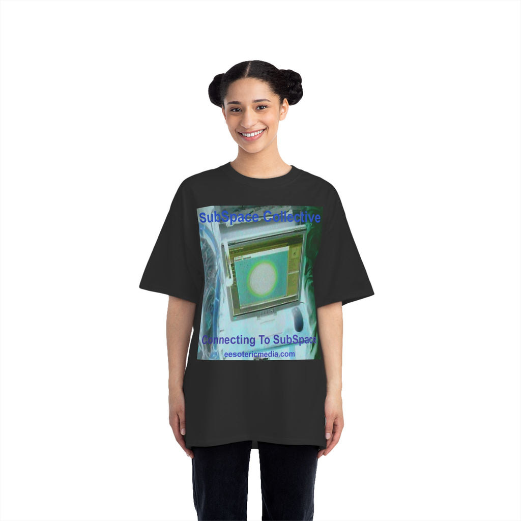 'Connecting To SubSpace' (SubSpace Collective) Graphic Retro Sci‑Fi Tech T-Shirt