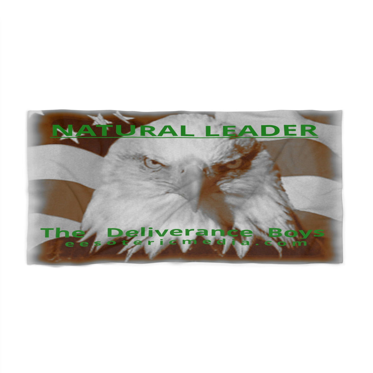 Großes „Natural Leader“ (The Deliverance Boys) abstraktes Weißkopfseeadler-Design Strandtuch 180 cm x 90 cm