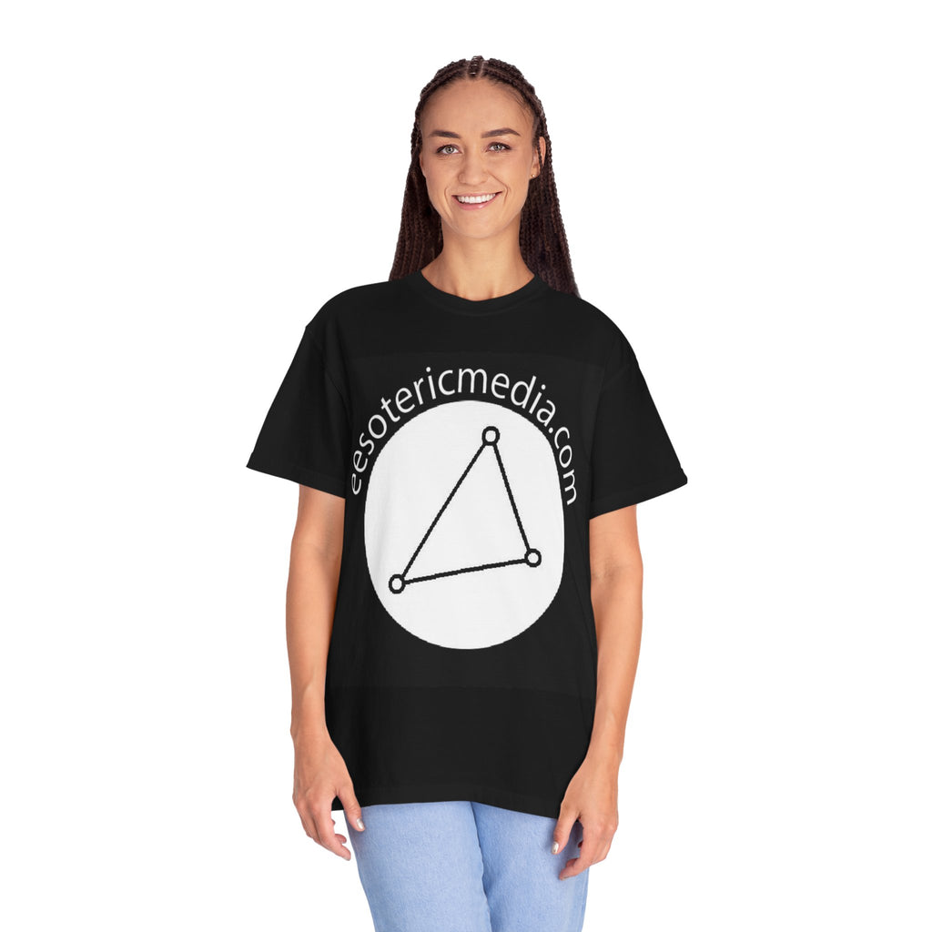 'esotericmedia.com' Logo Unisex Garment-Dyed T-Shirt