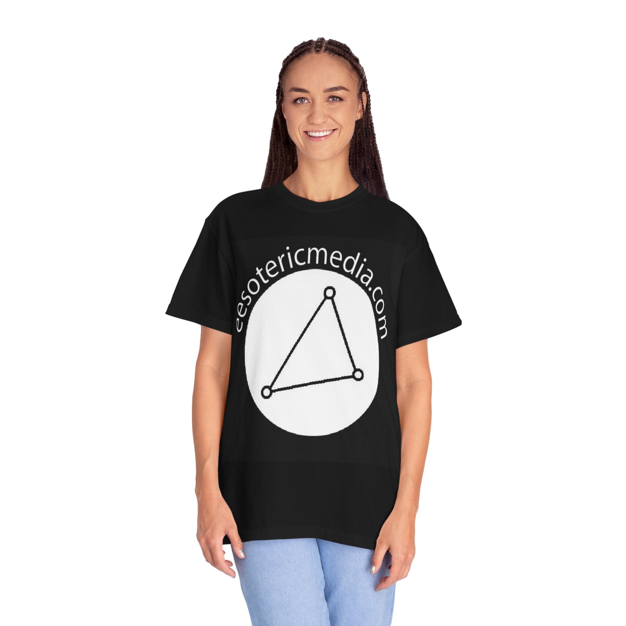 'esotericmedia.com' Logo Unisex Garment-Dyed T-Shirt