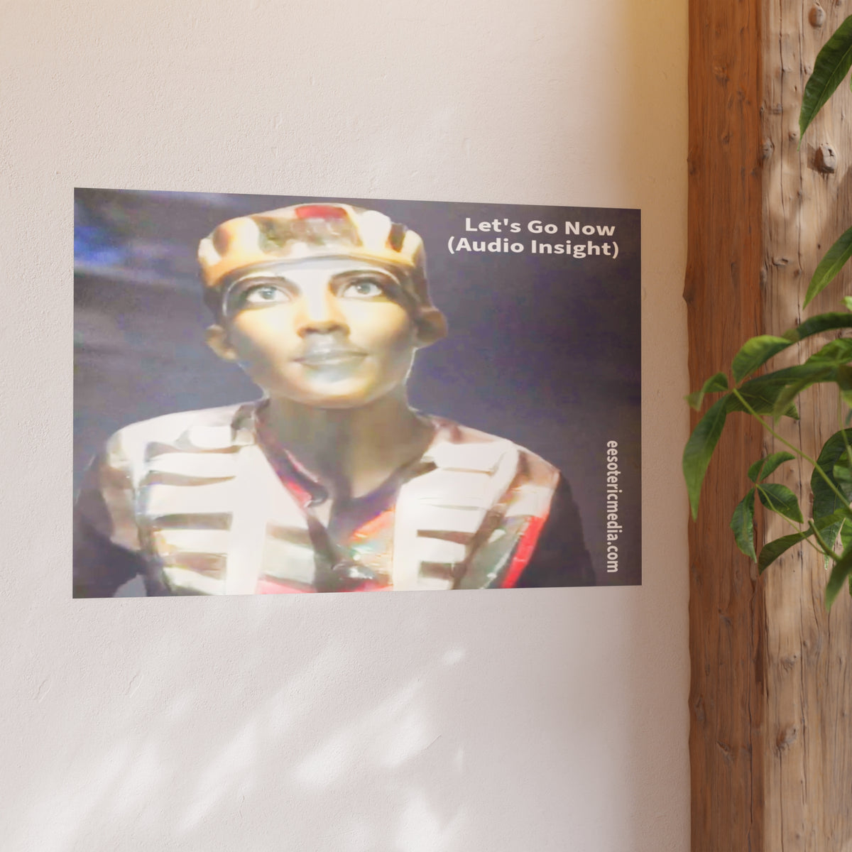 'Let's Go Now' (Audio Insight) Sc Fi Alien/Ancient Design Art Print 36"x24" (90cm x 60cm)