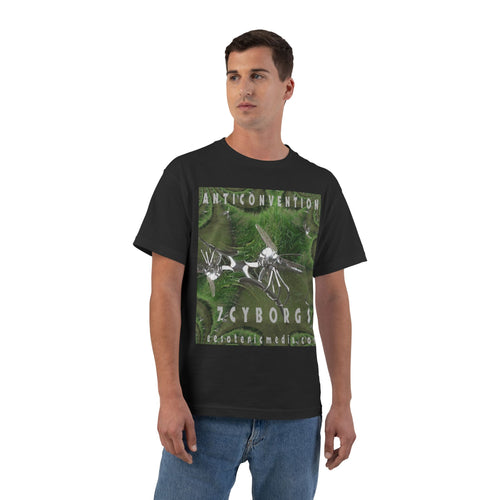'Anticonvention' (7Cyborgs)) Futuristic Dragonfly Graphic Beefy T-Shirt