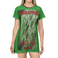 Obsession Suppression' (Audio Insight) Mystic Green Mask Graphic T-Dress