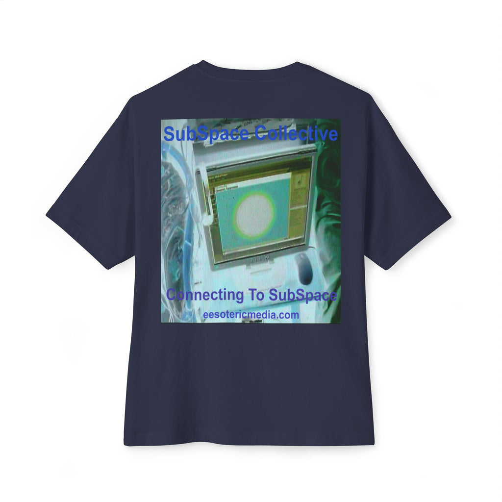 'Connecting To SubSpace' (SubSpace Collective) Retro TV Sci Fi Oversize Boxy T-Shirt