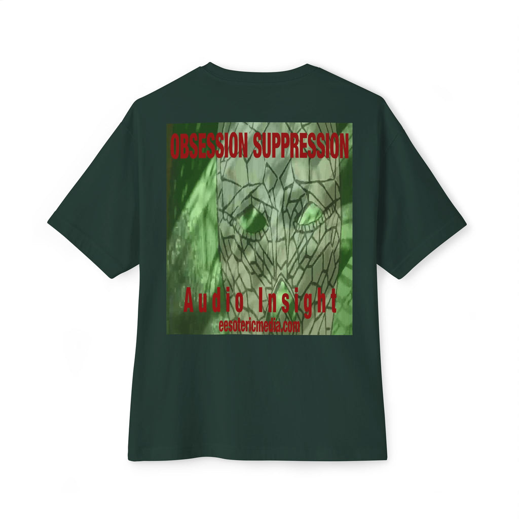 'Obsession Suppression'' ('Audio Insight) Oversize Graphic Boxy Tee