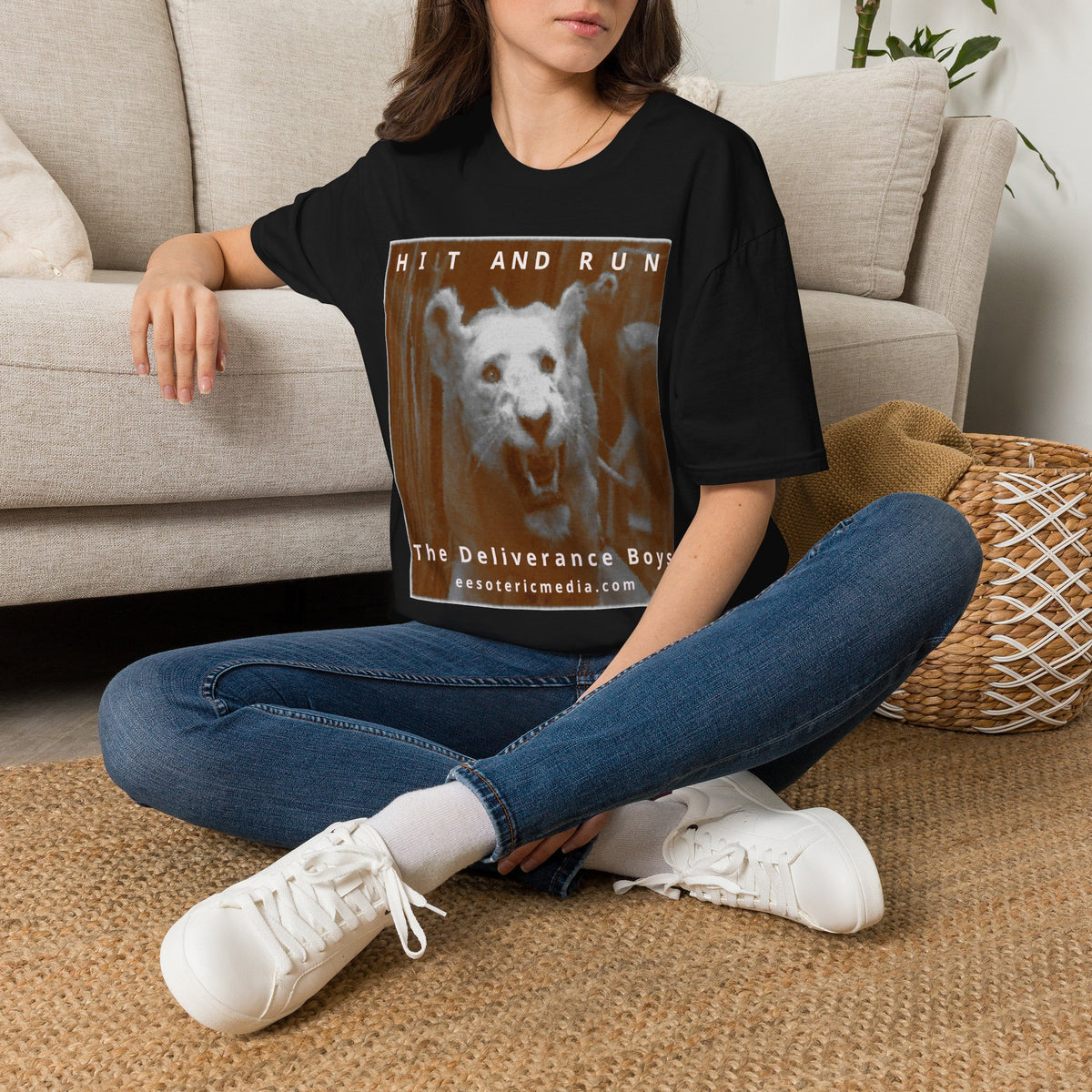 T-shirt graphique softstyle « Hit and Run » (The Deliverance Boys) de White Lion