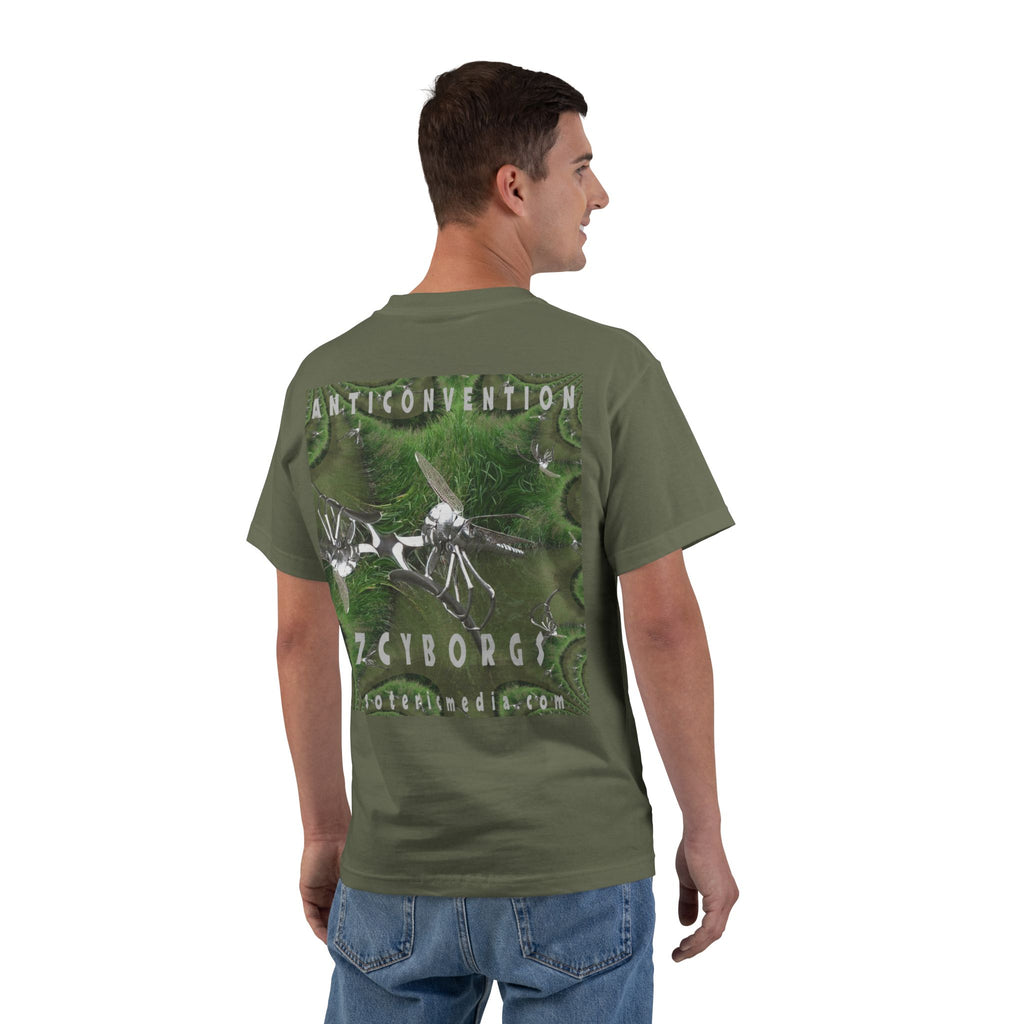 'Anticonvention' (7Cyborgs)) Futuristic Dragonfly Graphic Beefy T-Shirt