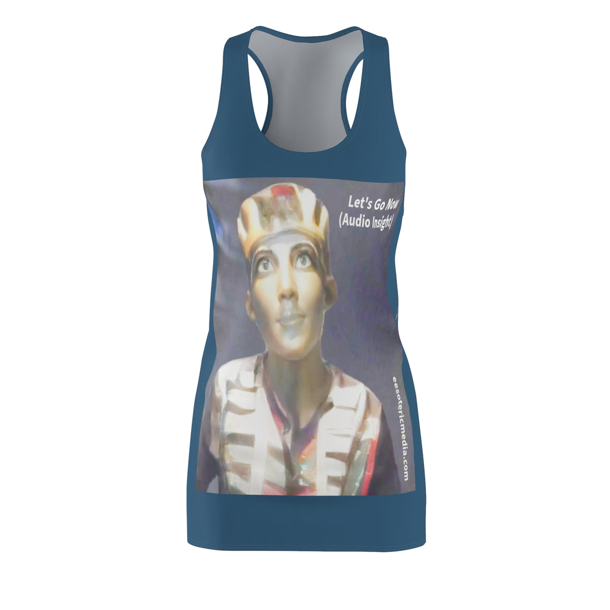 'Let's Go Now' (Audio Insight) Vestido Racerback de Diseño de Ciencia Ficción Alienígena/Ancestral