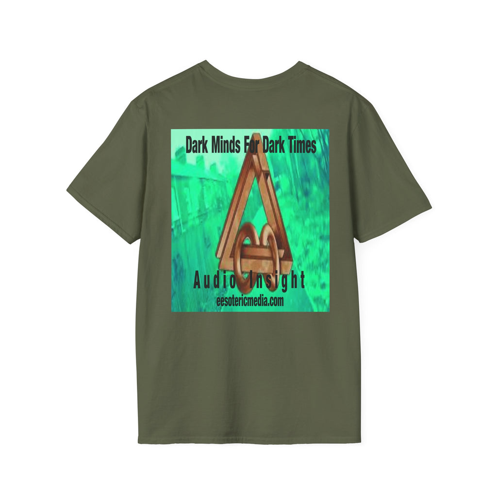 'Dark Minds For Dark Times' (Audio Insight) Alien/Sci Fi Lighweight Graphic Boxy T-Shirt