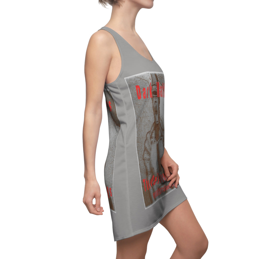 'Dark Matters' (The Deliverance Boys) Retro Sci fi Graphic Racerback Dress