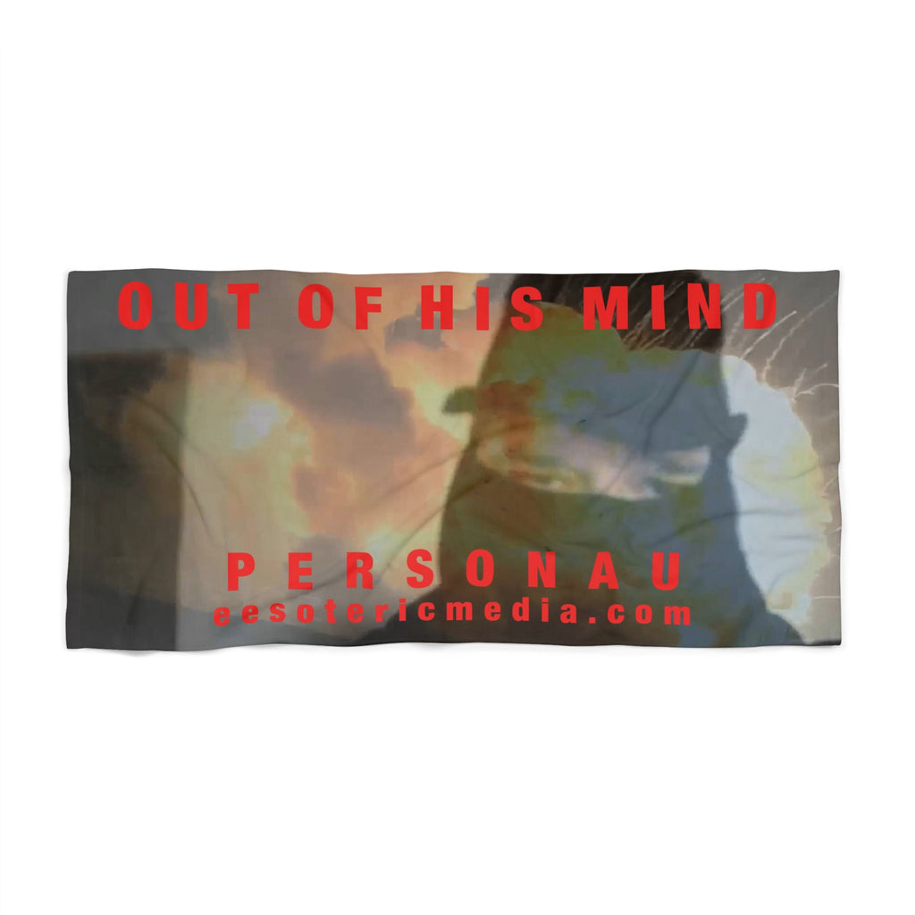 'Out of His Mind' (PersonaU) Graphic Beach Towel