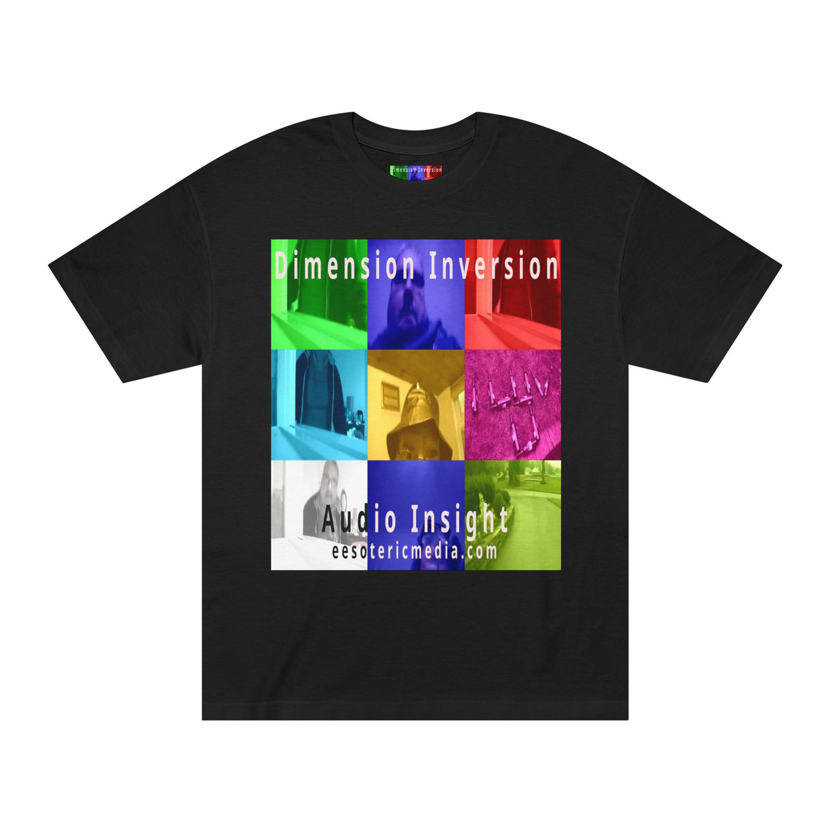 'Dimension Inversion' (Audio Insight) Colorful Surreal Collage Graphic Classic Fit T-Shirt