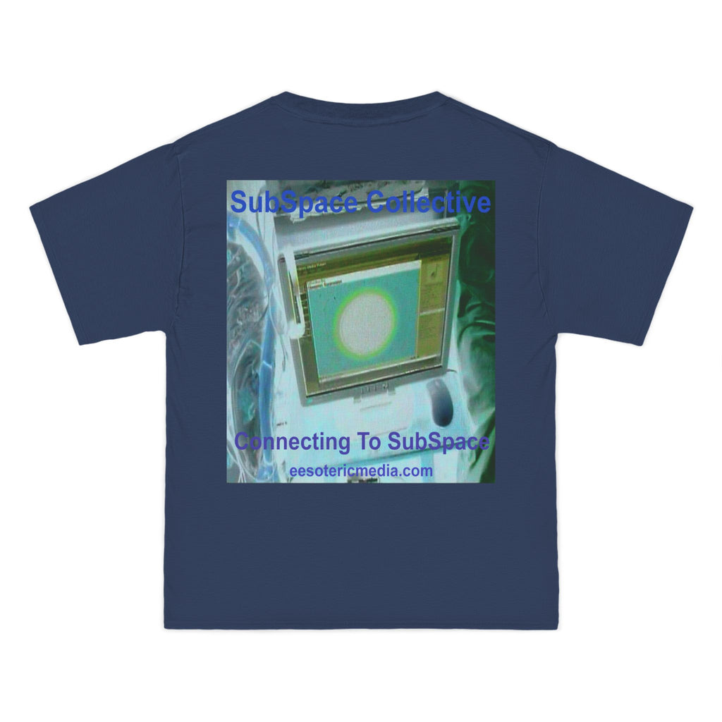 'Connecting To SubSpace' (SubSpace Collective) Graphic Retro Sci‑Fi Tech T-Shirt