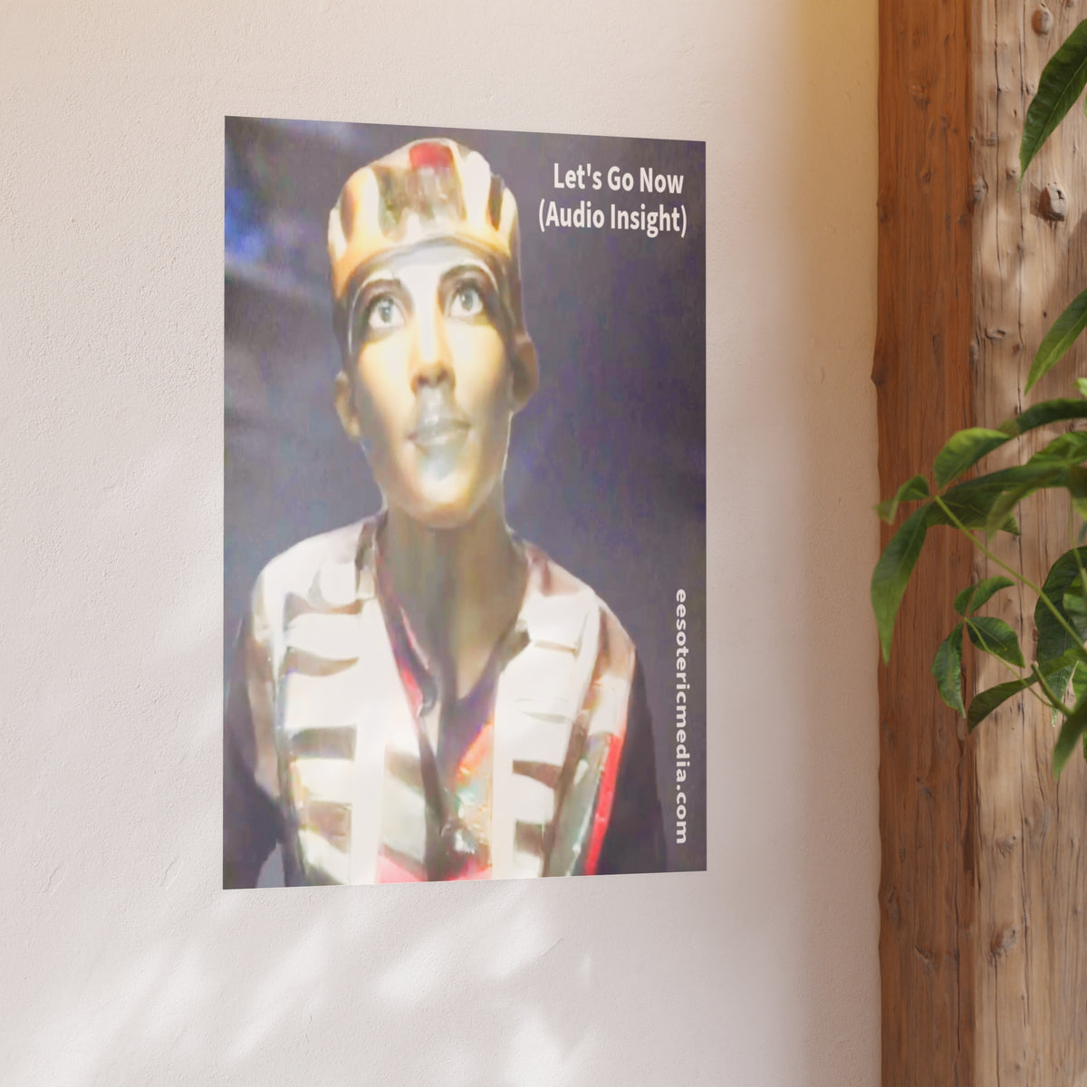 'Let's Go Now' (Audio Insight) Sc Fi Alien/Ancient Design Art Print  24"x36" (60cm x 90cm)