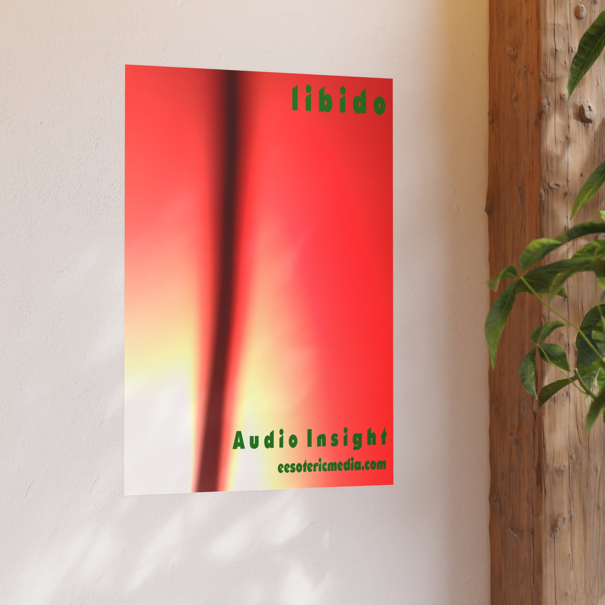 'Libido' (Audio Insight) Swirling Surreal Art Print 24"x36" (60cm x 90cm)