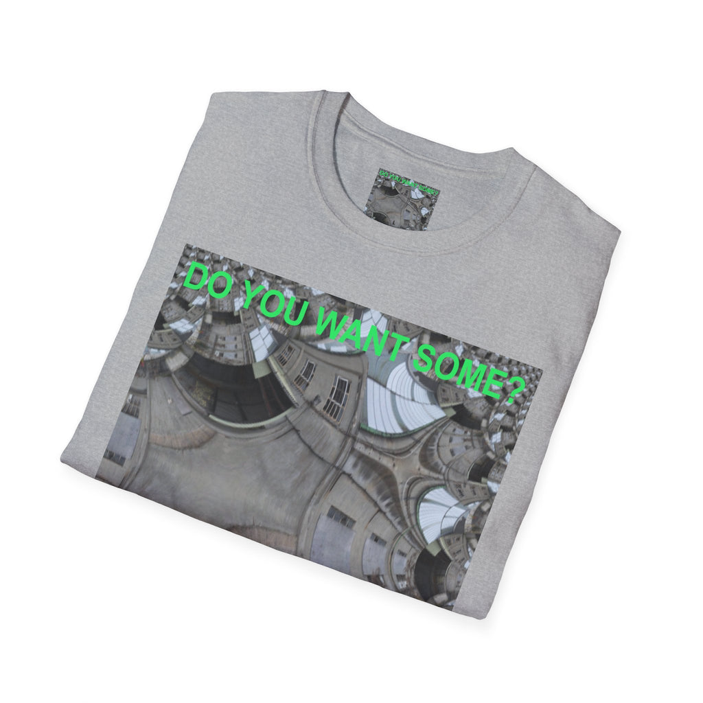 'Do You Want Some?' (Audio Insight) Surreal Kaleidoscope Art Graphic Softstyle T-Shirt