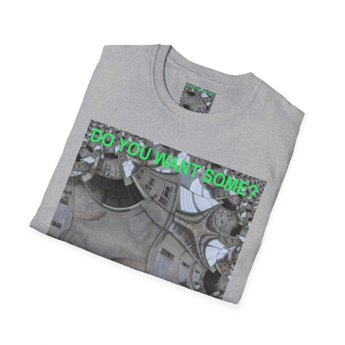 'Do You Want Some?' (Audio Insight) Surreal Kaleidoscope Art Graphic Softstyle T-Shirt