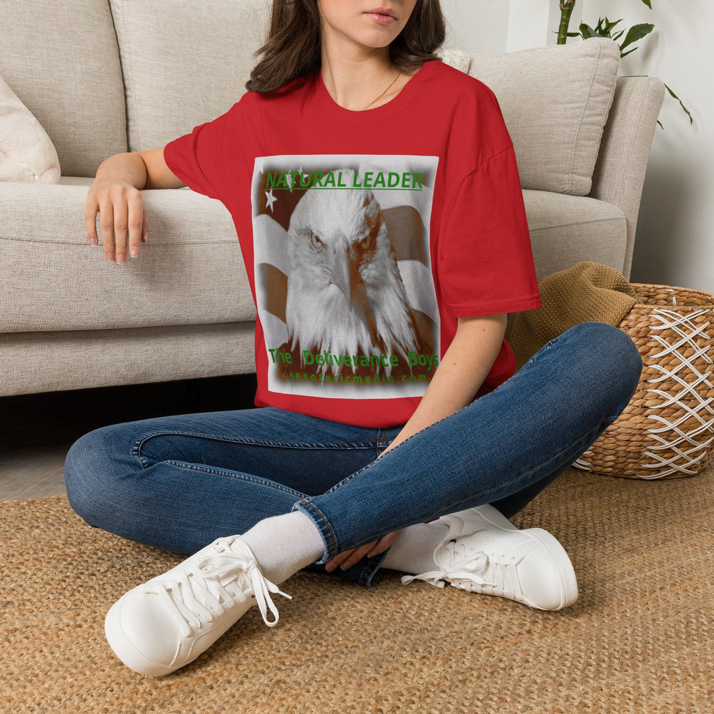 „Natural Leader" (The Deliverance Boys) Weißkopfseeadler-Grafik T-Shirt im klassischen Schnitt
