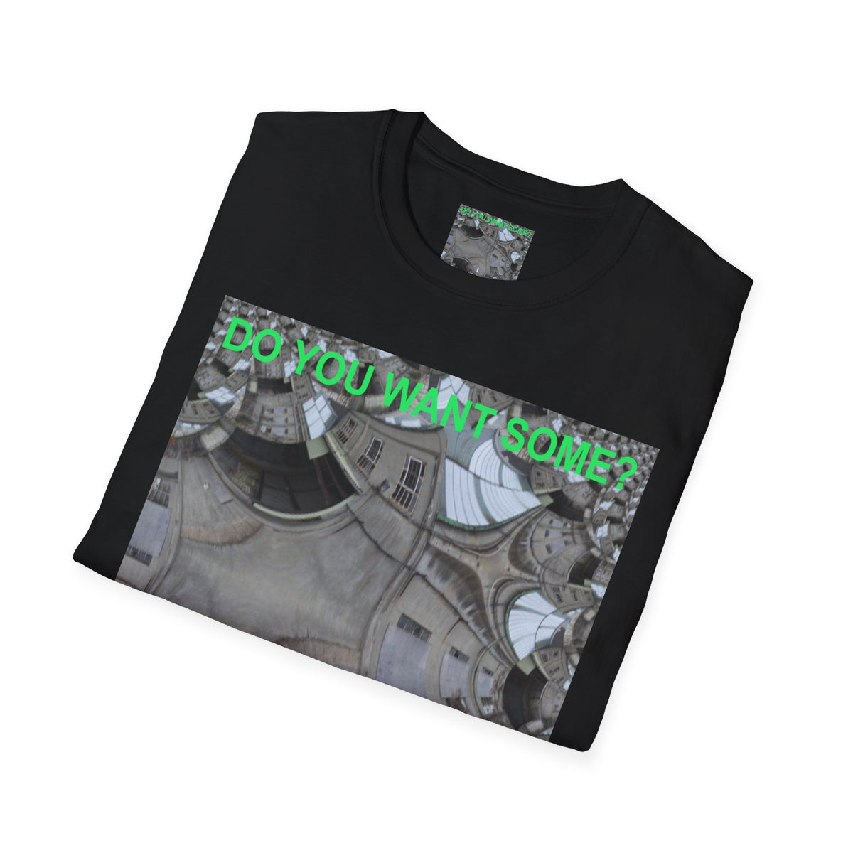 'Do You Want Some?' (Audio Insight) Surreal Kaleidoscope Art Graphic Softstyle T-Shirt