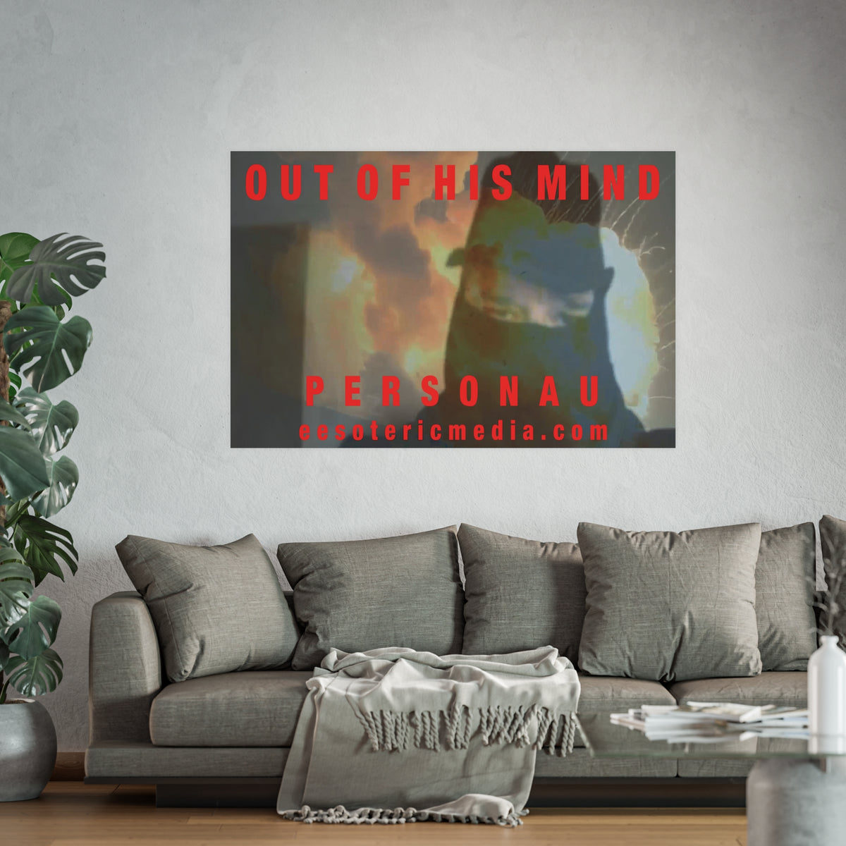《Out of His Mind》 (PersonaU) 暗黑民兵角色艺术画（大幅尺寸），150 × 100 厘米