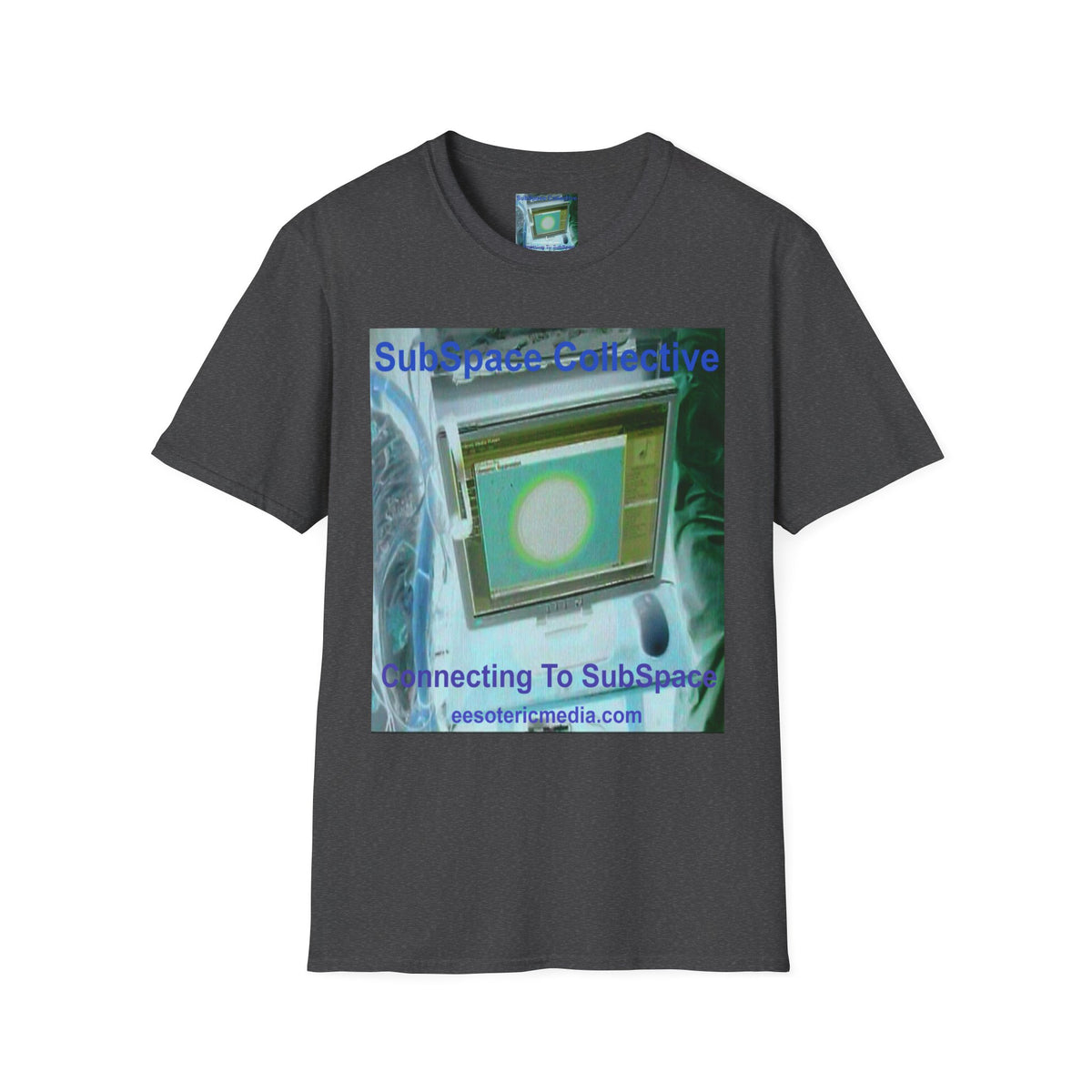 T-shirt rétro science-fiction style « softstyle » « Connecting To SubSpace » (SubSpace Collective)