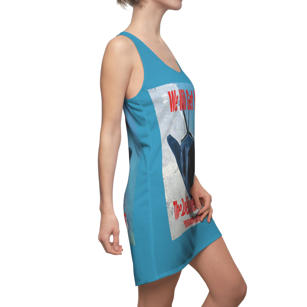 'We Will Get You'  (The Deliverance Boys) Stealth Jet Graphic Racerback Dress