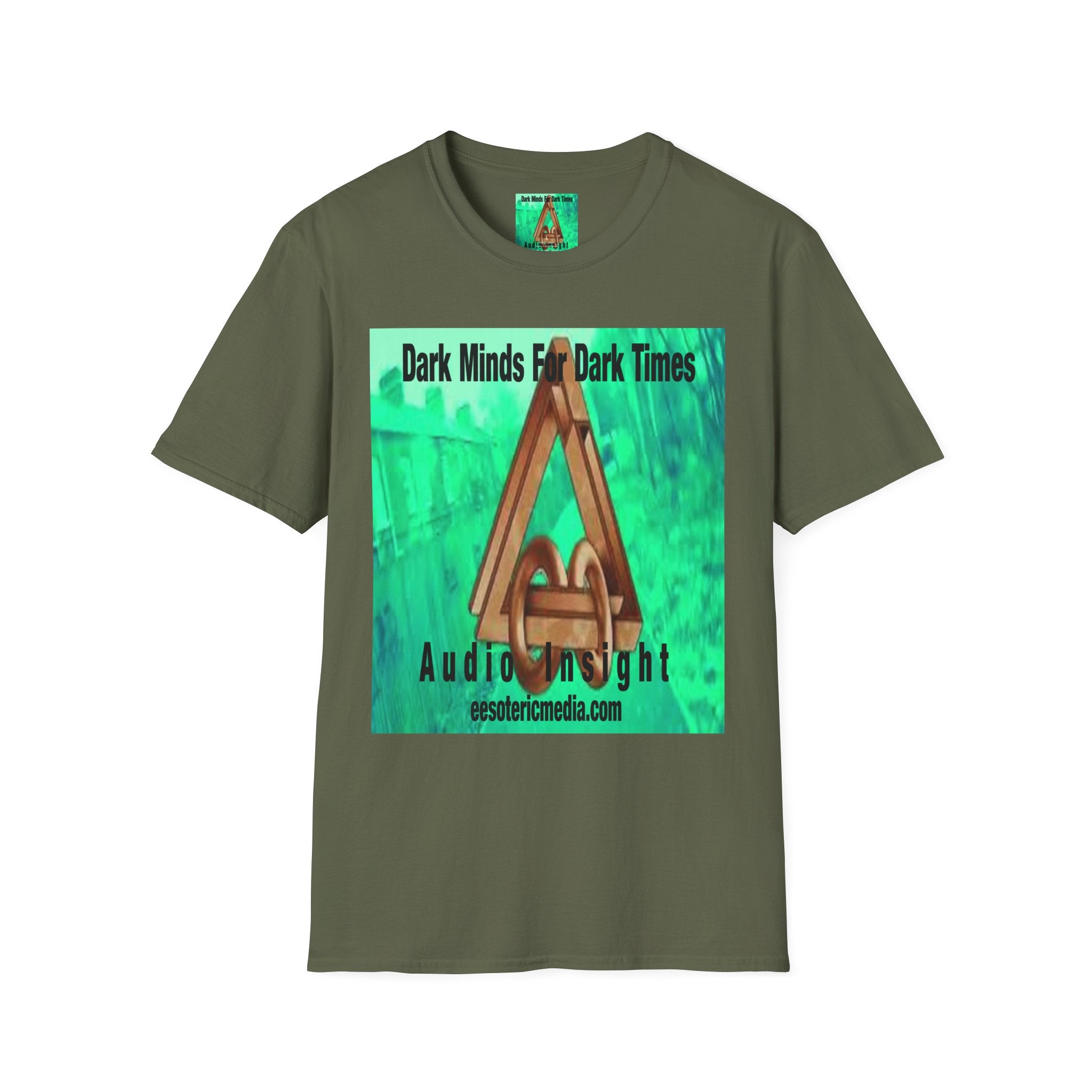'Dark Minds For Dark Times' (Audio Insight) Alien/Sci Fi Lighweight Graphic Boxy T-Shirt
