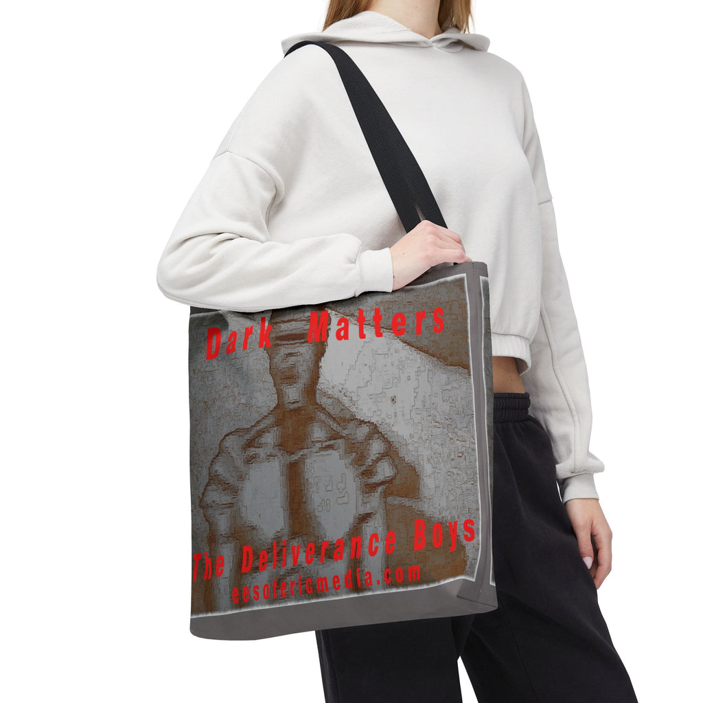 'Dark Matters' (The Deliverance Boys) Retro Robotic Tote Bag 18"x18" (45m x 45cm)