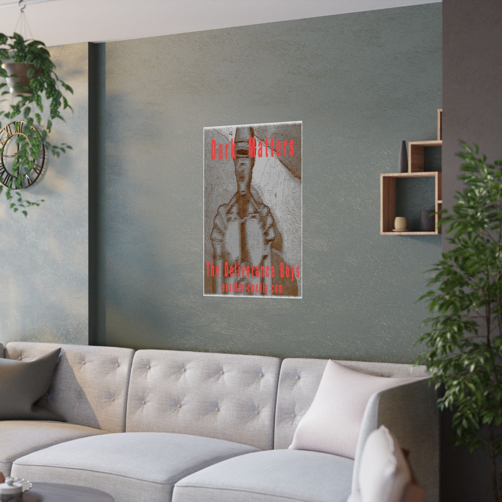 'Dark Matters' (The Deliverance Boys) Gothic Retro Robotic Vertical Satin Art Poster 24"x36" (60cm x 90cm)