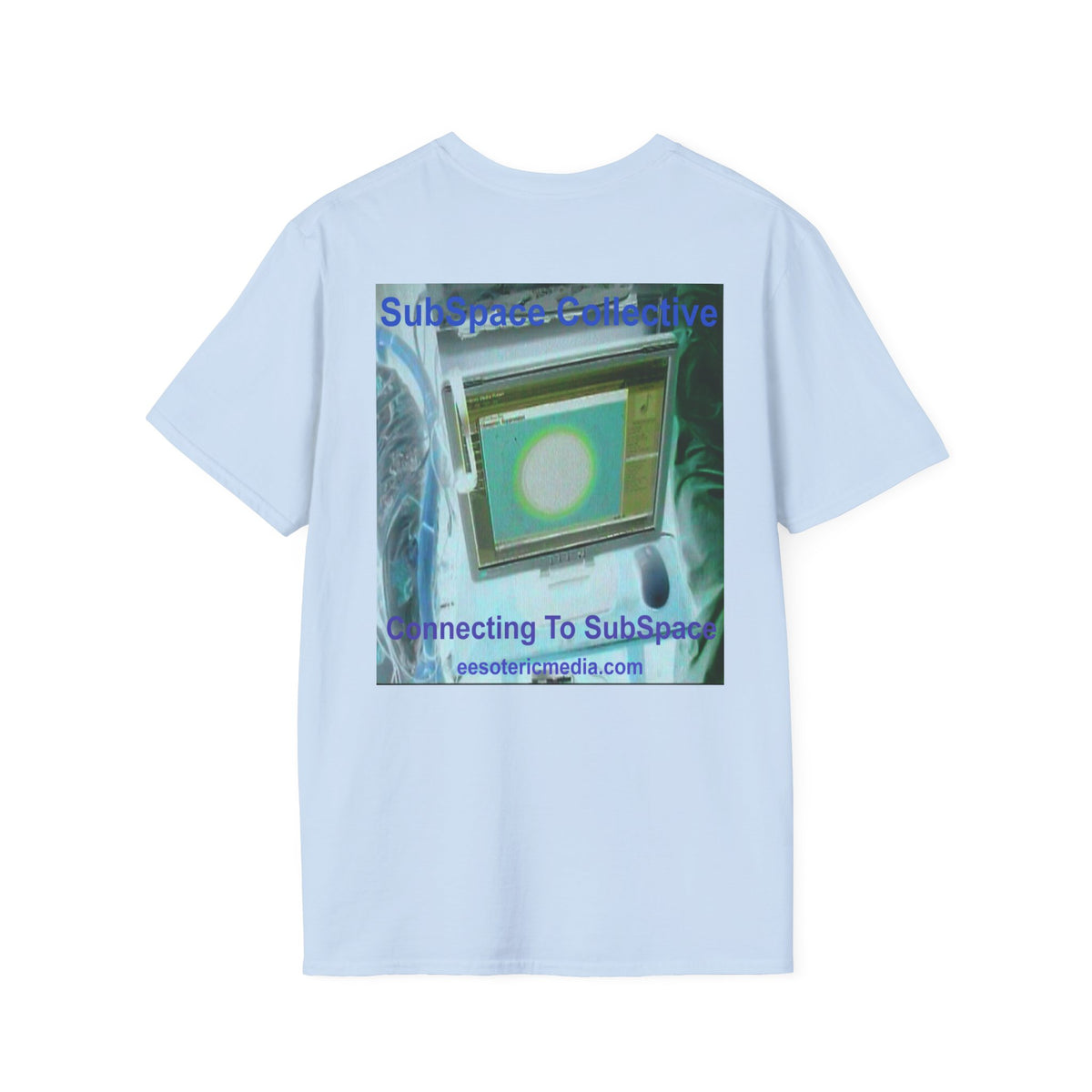 T-shirt rétro science-fiction style « softstyle » « Connecting To SubSpace » (SubSpace Collective)