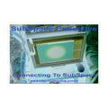 'Connecting To SubSpace' (SubSpace Collective) Retro Tech Horizontal Satin Art Poster 36"x24" (90cm x 60cm)